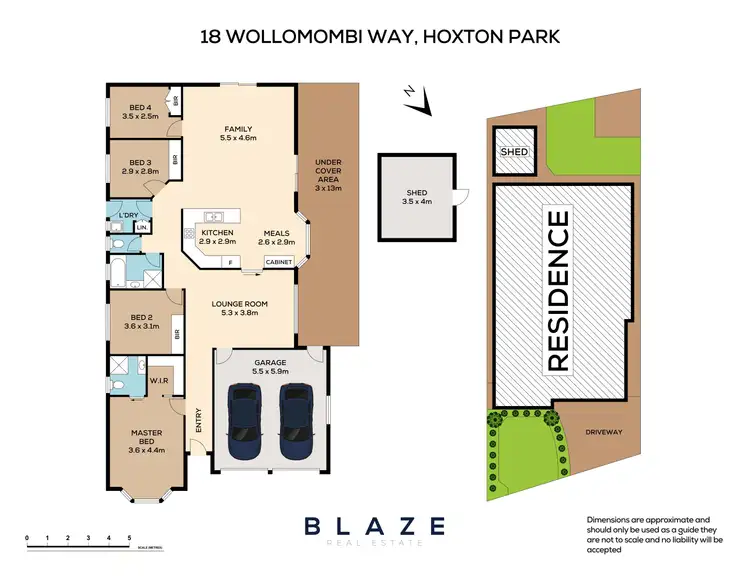 Floorplan of Homely house listing, 18 Wollomombi Way, Hoxton Park NSW 2171