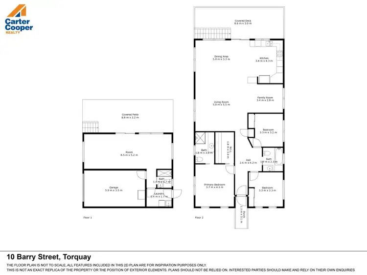 Floorplan of Homely house listing, 10 Barry Street, Torquay QLD 4655