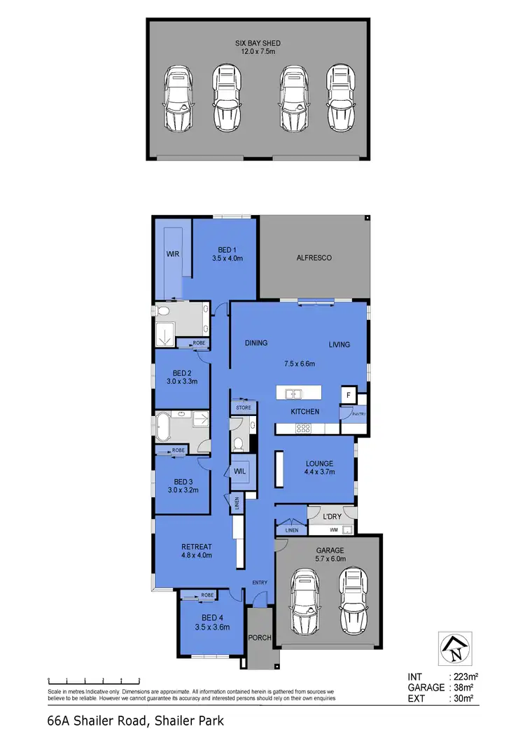 Floorplan of Homely house listing, 66A Shailer Road, Shailer Park QLD 4128