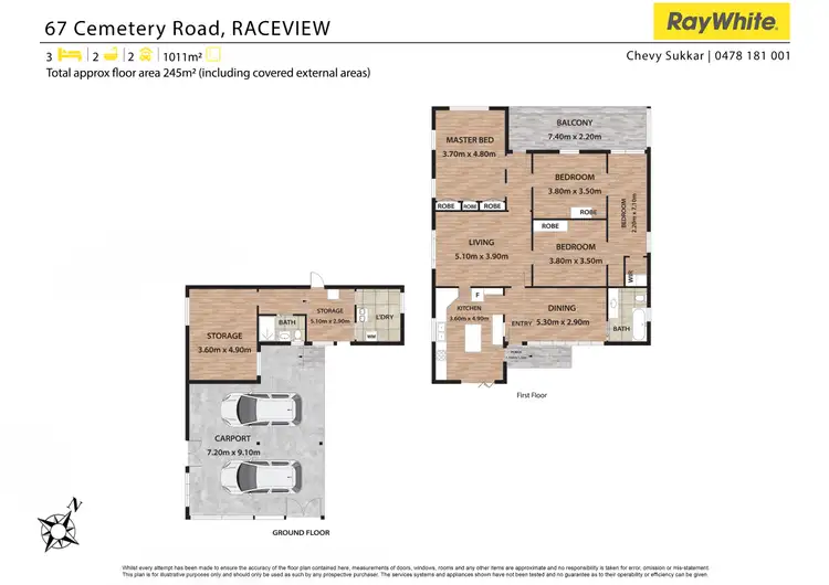Floorplan of Homely house listing, 67 Cemetery Road, Raceview QLD 4305