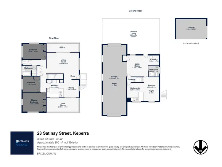 Floorplan of Homely house listing, 28 Satinay Street, Keperra QLD 4054