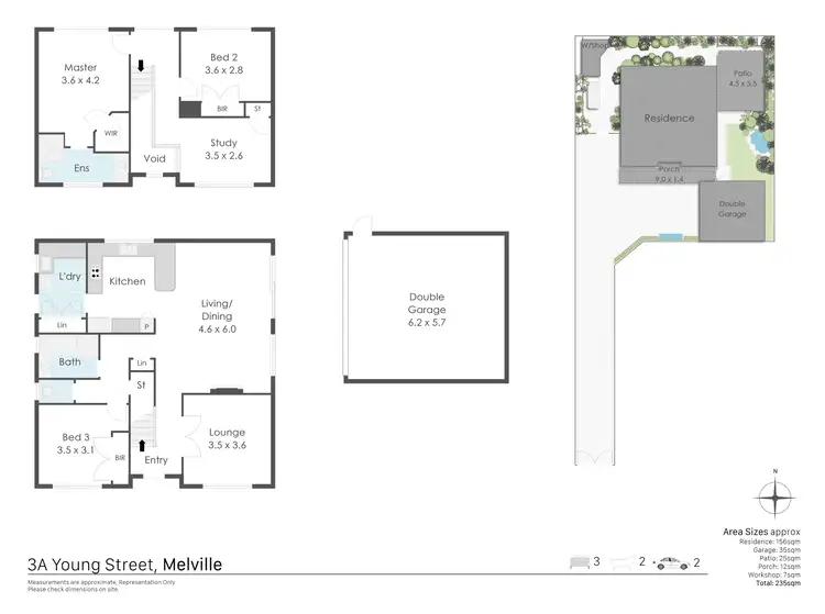 Floorplan of Homely house listing, 3A Young Street, Melville WA 6156