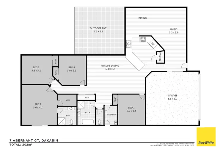 Floorplan of Homely house listing, 7 Abernant Court, Dakabin QLD 4503