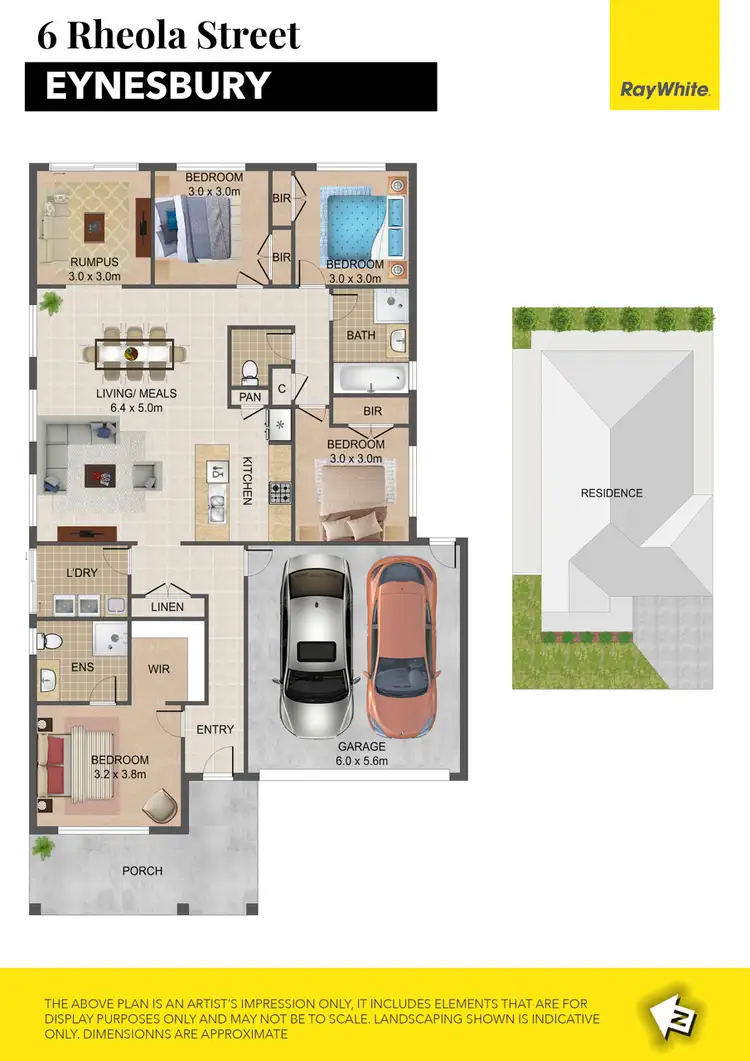 Floorplan of Homely house listing, 6 Rheola Street, Eynesbury VIC 3338