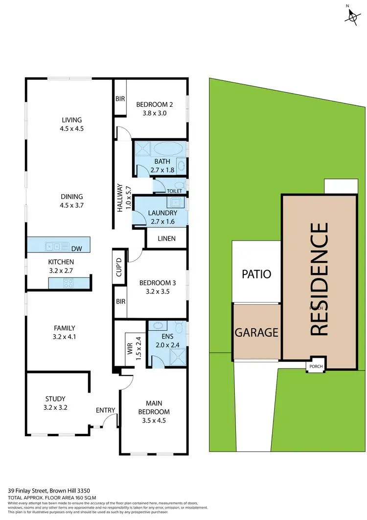 Floorplan of Homely house listing, 39 Finlay Street, Brown Hill VIC 3350