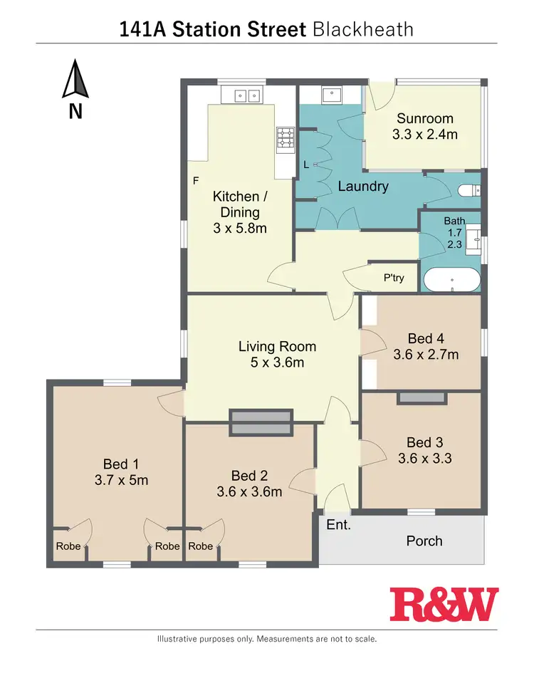 Floorplan of Homely house listing, 141A Station Street, Blackheath NSW 2785