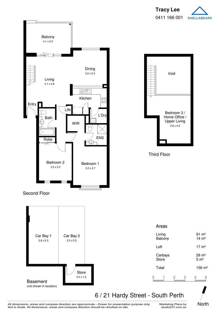 Floorplan of Homely apartment listing, 6/21 Hardy Street, South Perth WA 6151