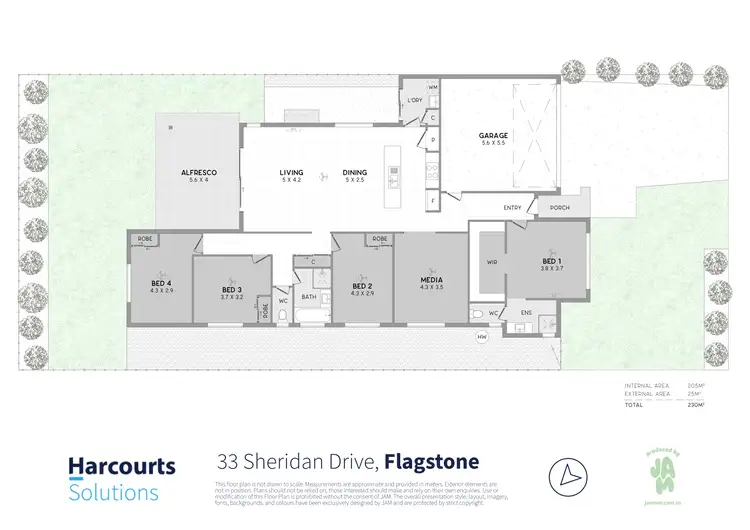 Floorplan of Homely house listing, 33 Sheridan Drive, Flagstone QLD 4280