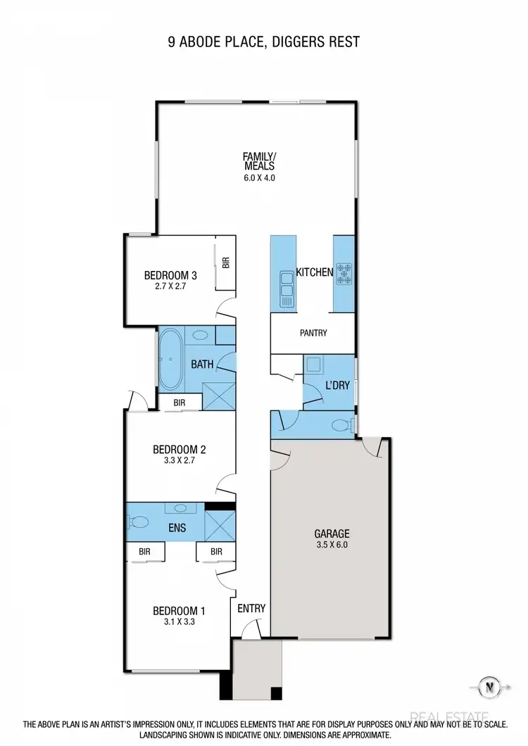 Floorplan of Homely house listing, 9 Abode Place, Diggers Rest VIC 3427