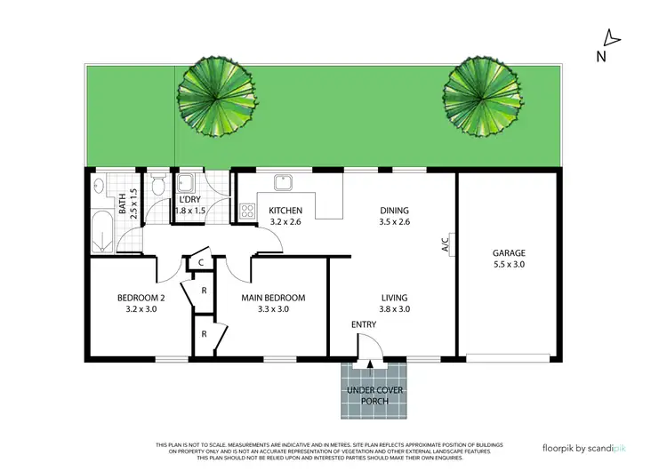 Floorplan of Homely unit listing, 2/64 Station Street, Bayswater VIC 3153