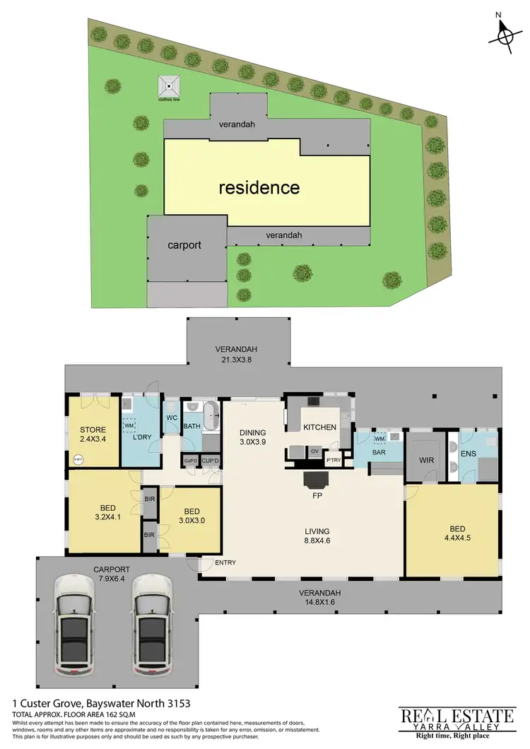 Floorplan of Homely house listing, 1 Custer Grove, Bayswater North VIC 3153