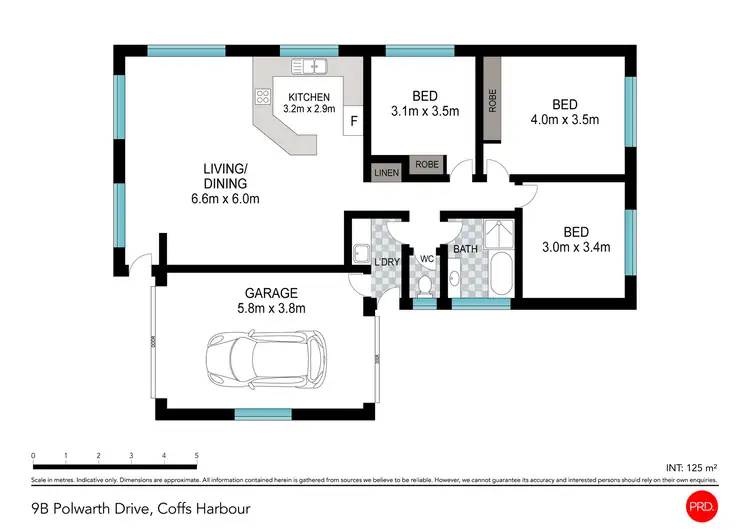 Floorplan of Homely house listing, 9B Polwarth Drive, Coffs Harbour NSW 2450