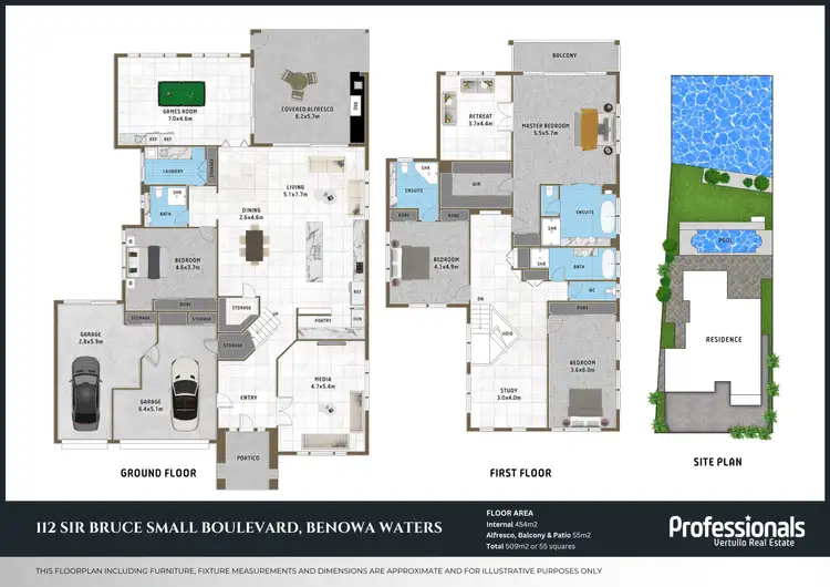 Floorplan of Homely house listing, 112 Sir Bruce Small Boulevard, Benowa Waters QLD 4217