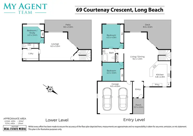 Floorplan of Homely house listing, 69 Courtenay Crescent, Long Beach NSW 2536