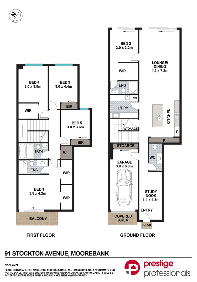 Floorplan of Homely house listing, 91 Stockton Avenue, Moorebank NSW 2170