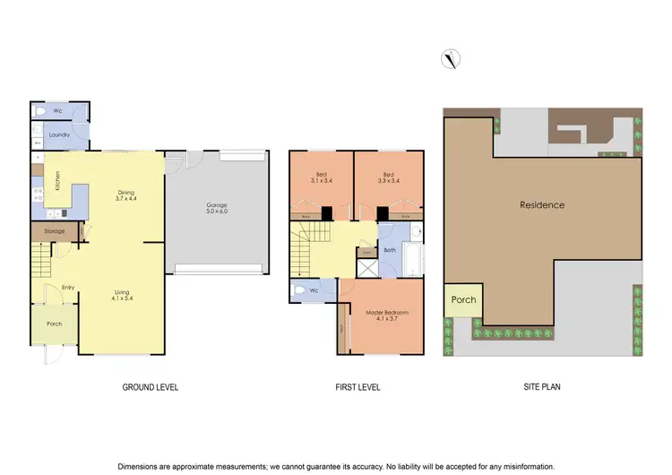 Floorplan of Homely house listing, 4 Nectar Mews, Knoxfield VIC 3180