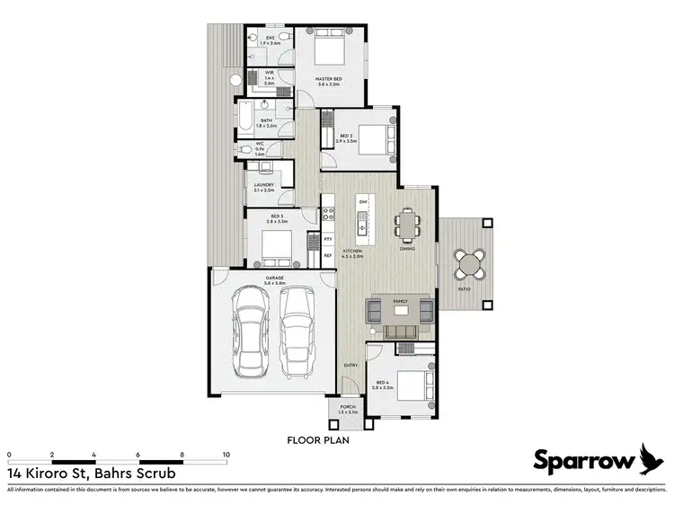 Floorplan of Homely house listing, 14 Kiroro Street, Bahrs Scrub QLD 4207