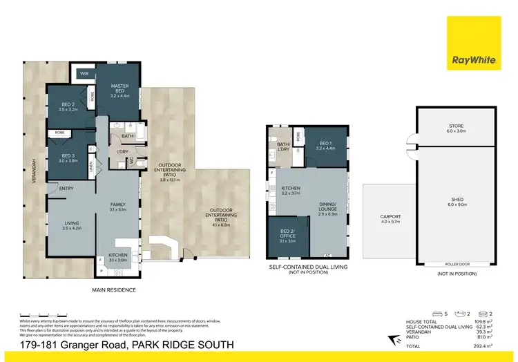 Floorplan of Homely house listing, 179-181 Granger Road, Park Ridge South QLD 4125