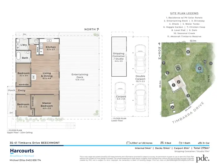 Floorplan of Homely house listing, 35-41 Timbarra Drive, Beechmont QLD 4211