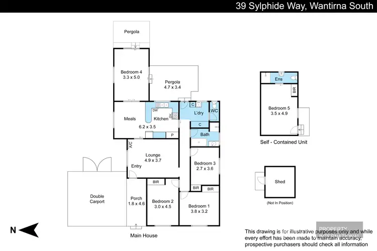 Floorplan of Homely house listing, 39 Sylphide Way, Wantirna South VIC 3152