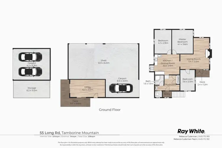 Floorplan of Homely house listing, 55 Long Road, Tamborine Mountain QLD 4272