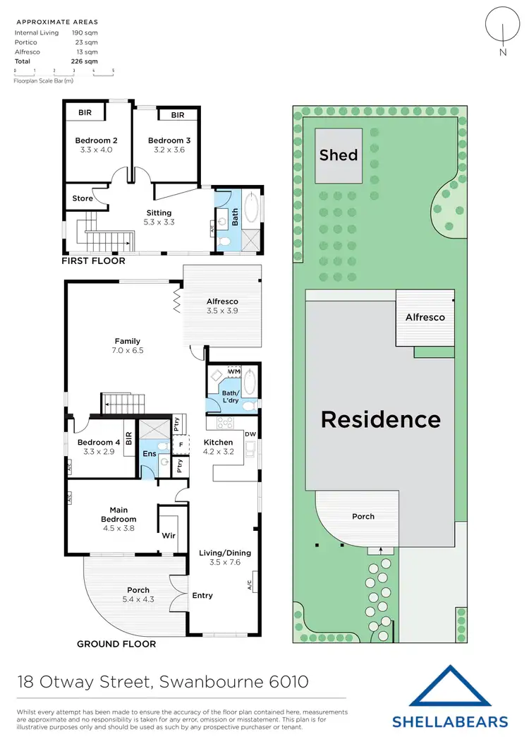 Floorplan of Homely house listing, 18 Otway Street, Swanbourne WA 6010