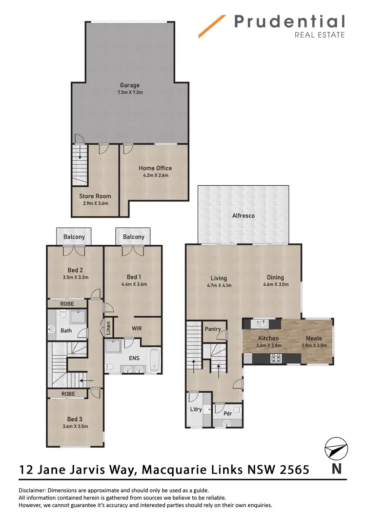 Floorplan of Homely house listing, 12 Jane Jarvis Way, Macquarie Links NSW 2565