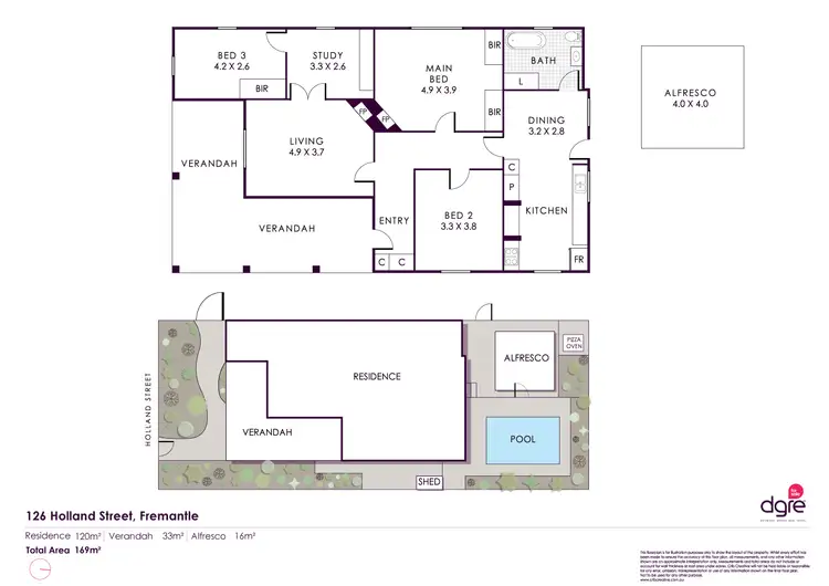 Floorplan of Homely house listing, 126 Holland Street, Fremantle WA 6160
