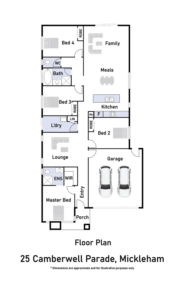 Floorplan of Homely house listing, 25 Camberwell Parade, Mickleham VIC 3064