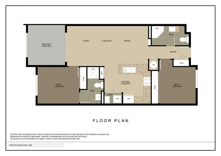 Floorplan of Homely unit listing, 10203/10 Kokoda Street, Idalia QLD 4811