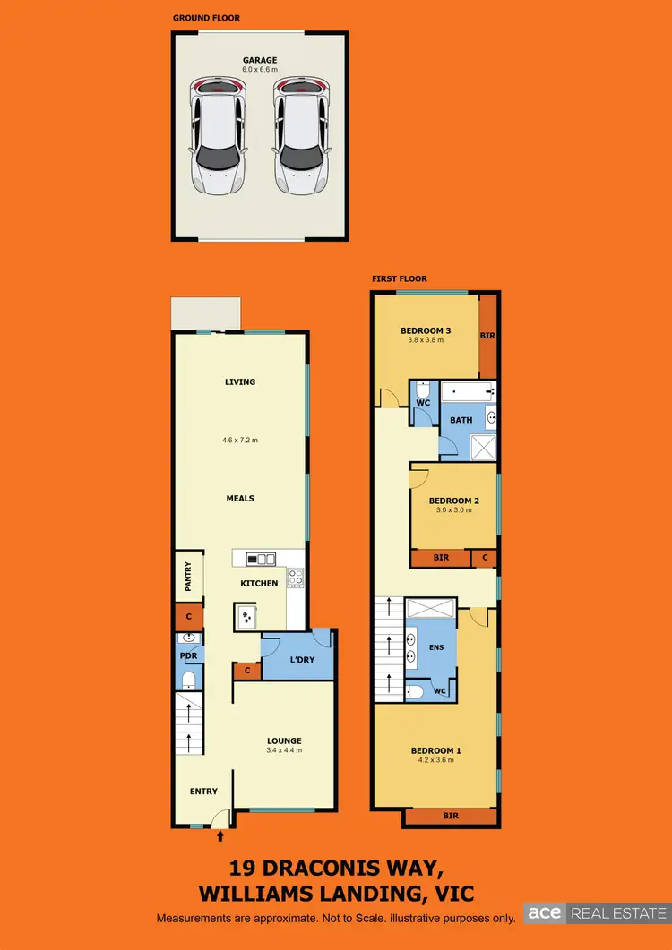 Floorplan of Homely house listing, 19 Draconis lane, Williams Landing VIC 3027