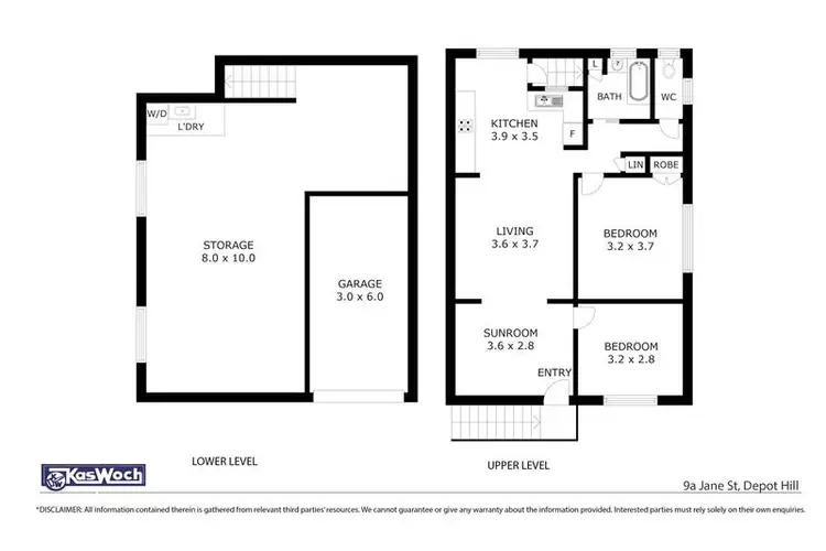 Floorplan of Homely house listing, 9A JANE STREET, Depot Hill QLD 4700