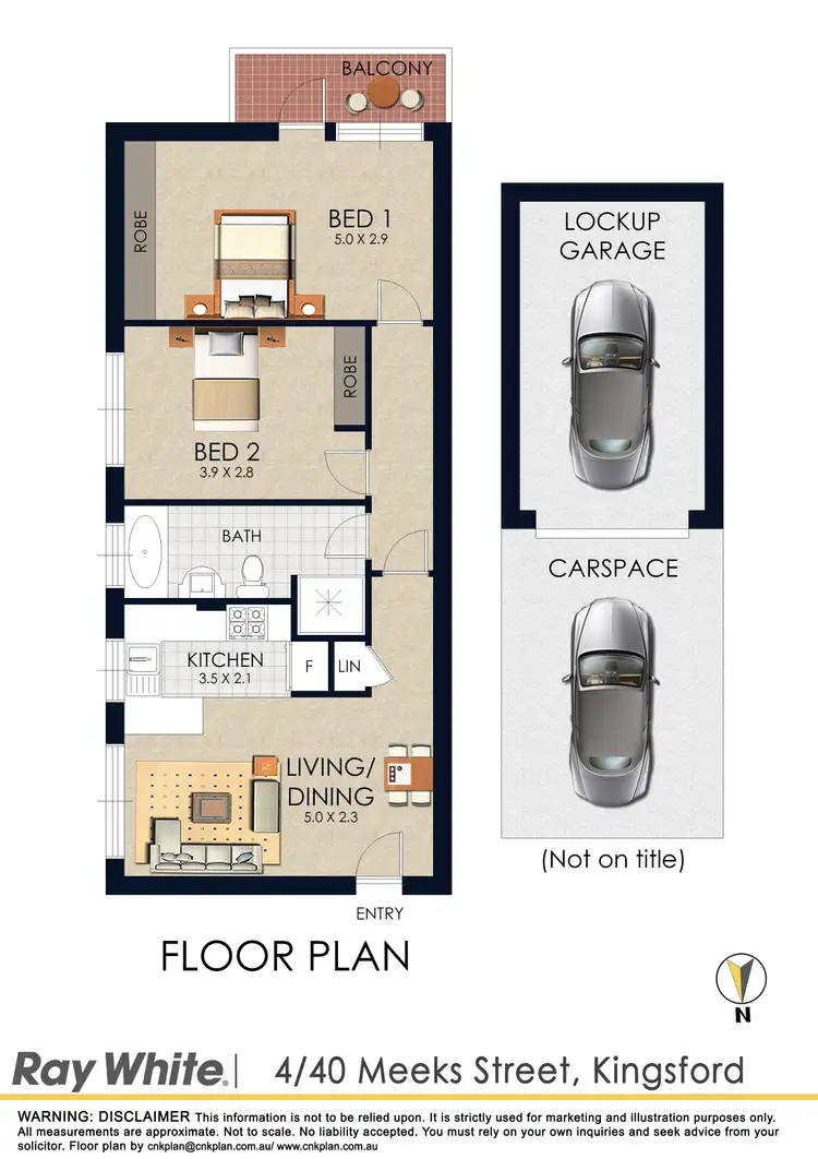 Floorplan of Homely apartment listing, 4/40 Meeks Street, Kingsford NSW 2032