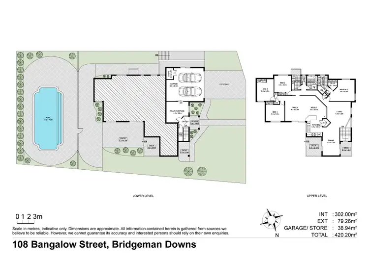 Floorplan of Homely house listing, 108 Bangalow Street, Bridgeman Downs QLD 4035