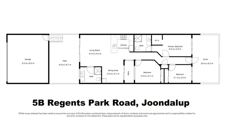 Floorplan of Homely house listing, 15B Regents Park Road, Joondalup WA 6027