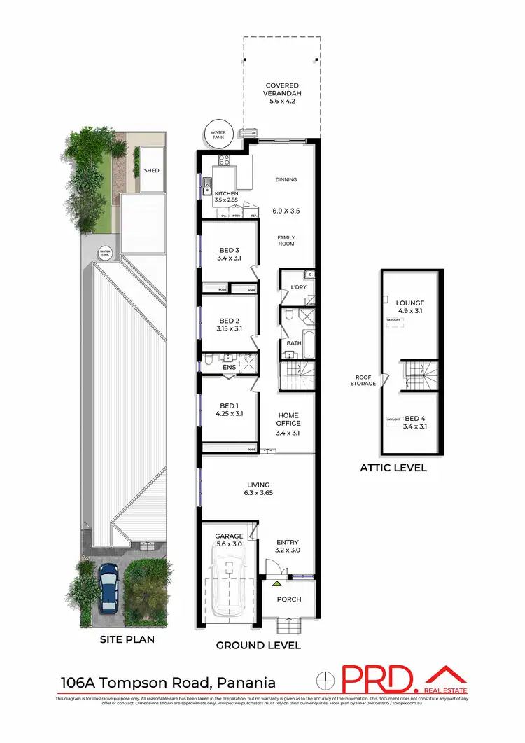 Floorplan of Homely house listing, 106a Tompson Road, Panania NSW 2213
