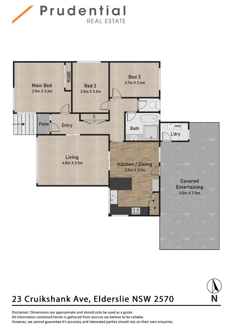 Floorplan of Homely house listing, 23 Cruikshank Avenue, Elderslie NSW 2570