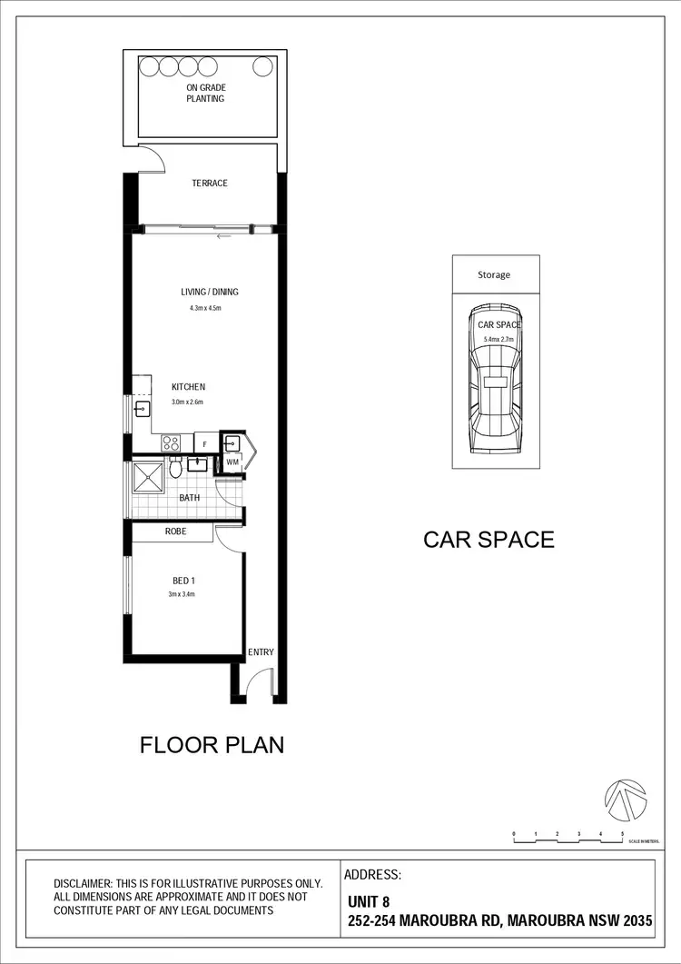 Floorplan of Homely unit listing, 8/252 Maroubra Road, Maroubra NSW 2035