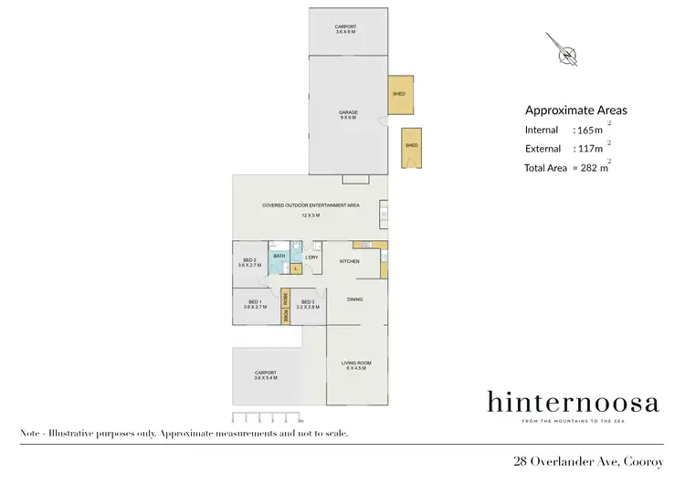 Floorplan of Homely house listing, 28 Overlander Avenue, Cooroy QLD 4563
