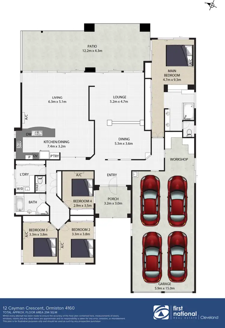 Floorplan of Homely house listing, 12 Cayman Crescent, Raby Bay QLD 4163