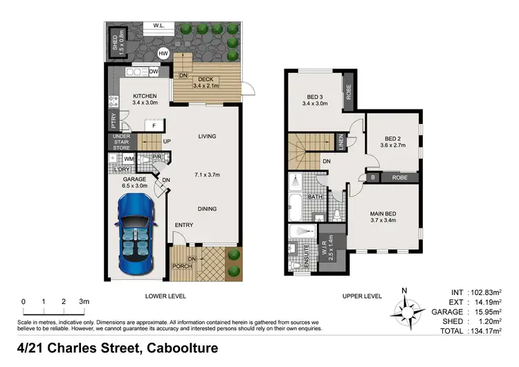 Floorplan of Homely townhouse listing, 4/21 Charles Street, Caboolture QLD 4510
