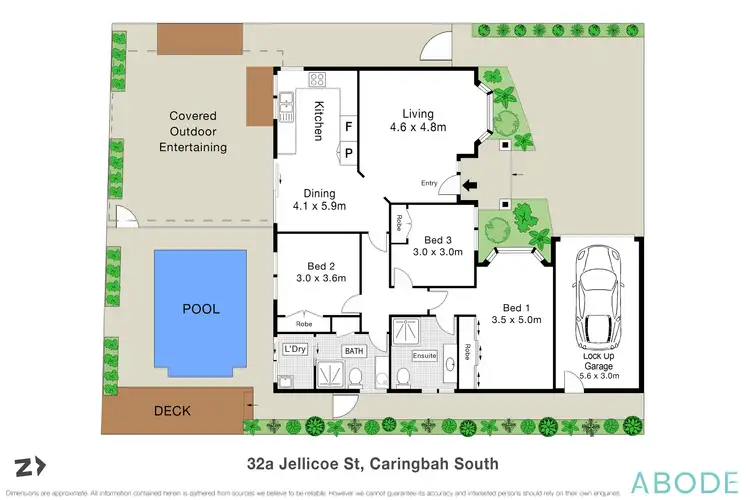 Floorplan of Homely villa listing, 32a Jellicoe Street, Caringbah South NSW 2229