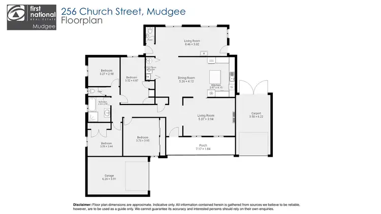 Floorplan of Homely house listing, 256 Church Street, Mudgee NSW 2850