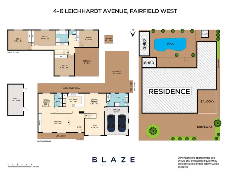 Floorplan of Homely house listing, 4-6 Leichhardt Avenue, Fairfield West NSW 2165