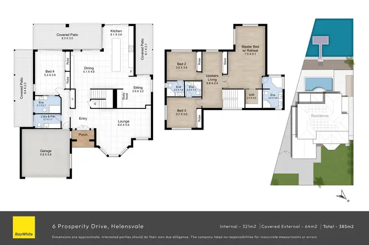 Floorplan of Homely house listing, 6 Prosperity Drive, Helensvale QLD 4212