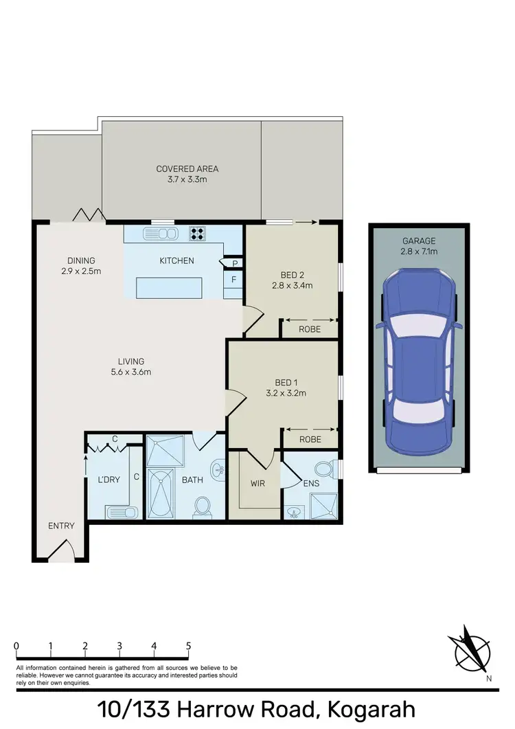 Floorplan of Homely apartment listing, 10/133-137 Harrow Road, Kogarah NSW 2217