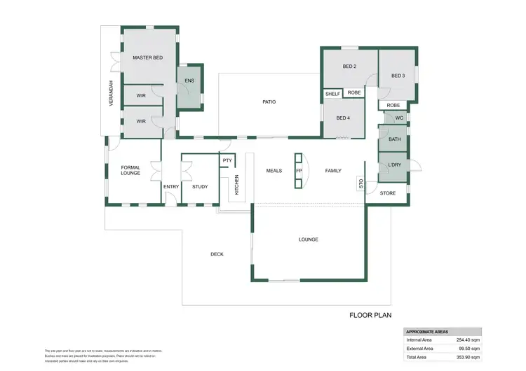 Floorplan of Homely house listing, 25 Bouvard Drive, Bouvard WA 6211