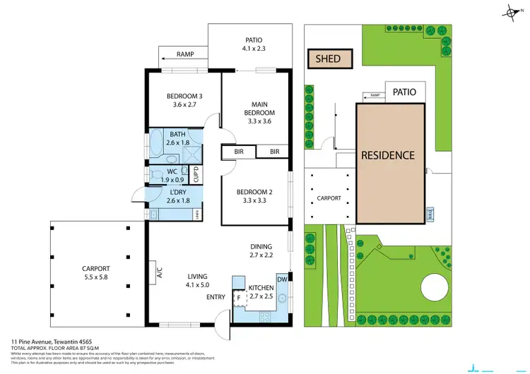 Floorplan of Homely house listing, 11 Pine Avenue, Tewantin QLD 4565