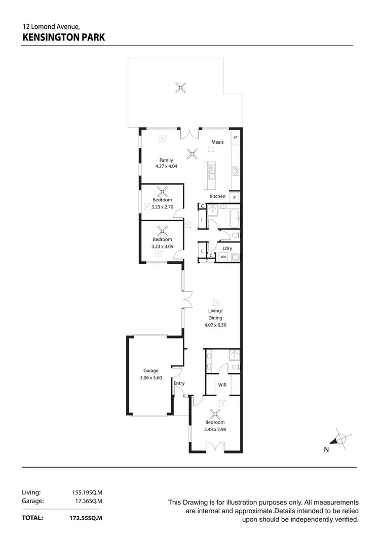 Floorplan of Homely house listing, 12 Lomond Avenue, Kensington Park SA 5068