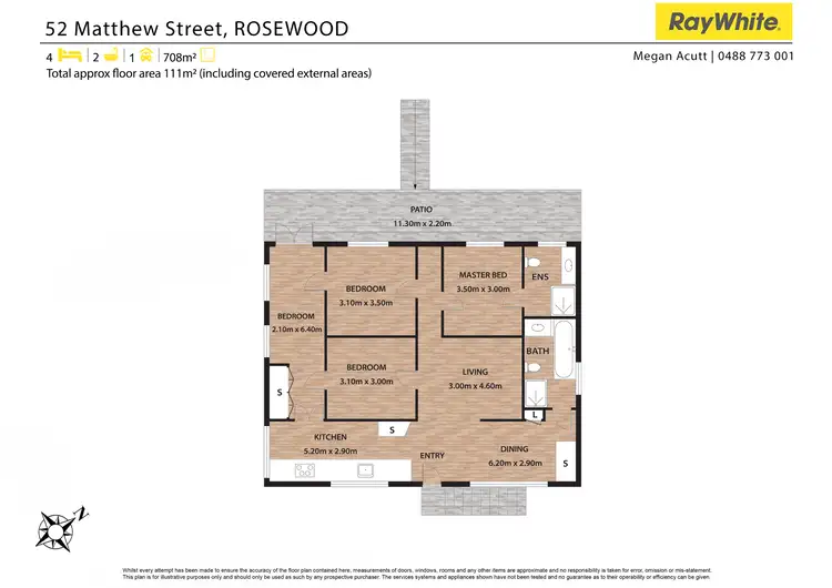 Floorplan of Homely house listing, 52 Matthew Street, Rosewood QLD 4340